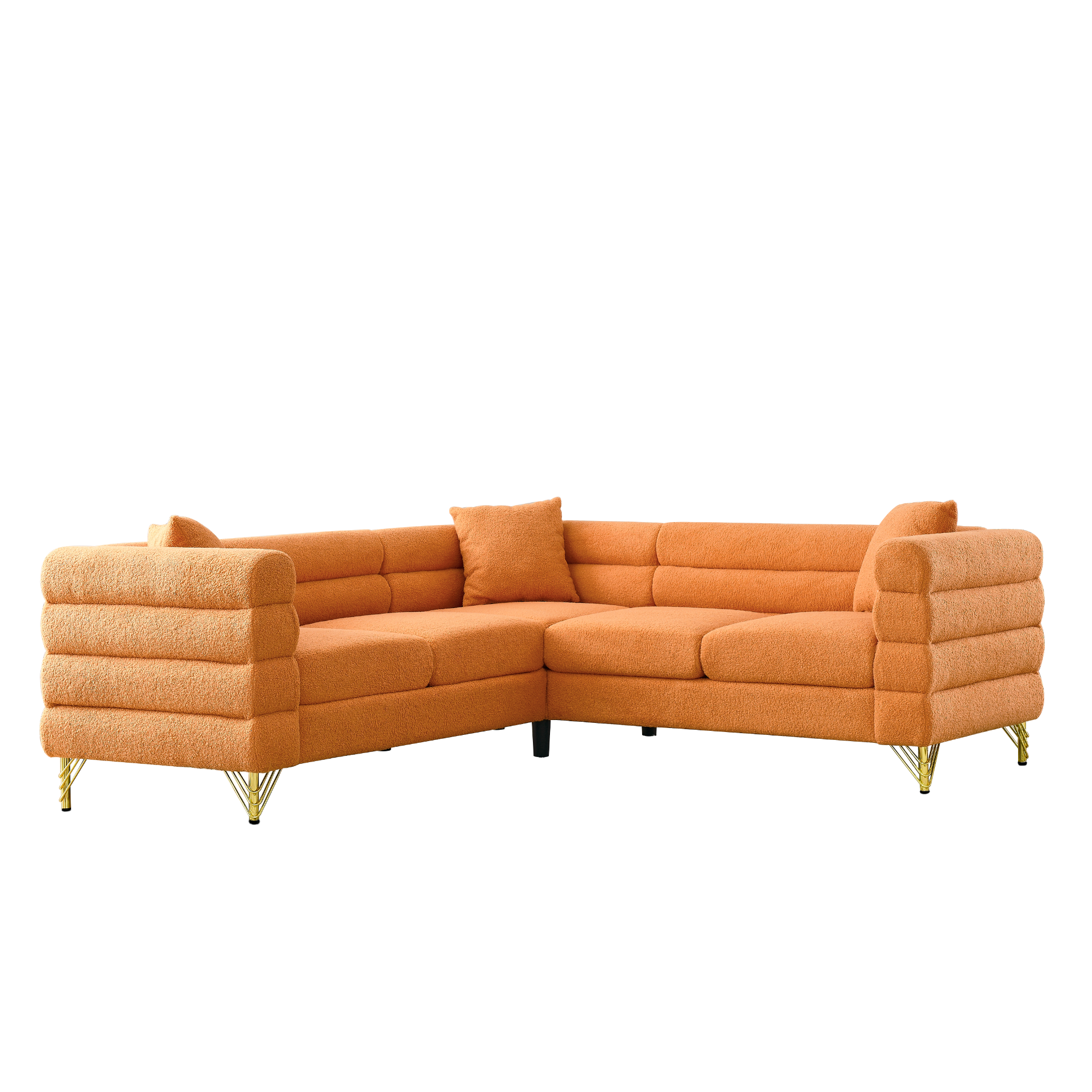 81.5-Inch Oversized Corner Sofa Covers, L-Shaped Sectional Couch, 5-Seater Corner Sofas with 3 Cushions Sensual Secret Boutique