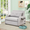 Pull Out Sofa Sleeper 3 in 1 with 2 Wing Table and USB Charge - Grey Sensual Secret Boutique