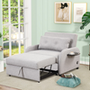 Pull Out Sofa Sleeper 3 in 1 with 2 Wing Table and USB Charge - Grey Sensual Secret Boutique