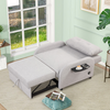 Pull Out Sofa Sleeper 3 in 1 with 2 Wing Table and USB Charge - Grey Sensual Secret Boutique