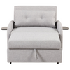 Pull Out Sofa Sleeper 3 in 1 with 2 Wing Table and USB Charge - Grey Sensual Secret Boutique