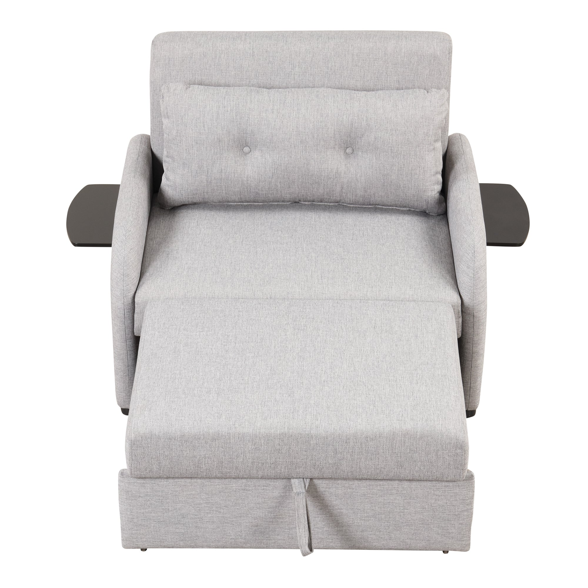 Pull Out Sofa Sleeper 3 in 1 with 2 Wing Table and USB Charge - Grey Sensual Secret Boutique