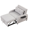 Pull Out Sofa Sleeper 3 in 1 with 2 Wing Table and USB Charge - Grey Sensual Secret Boutique