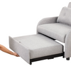 Pull Out Sofa Sleeper 3 in 1 with 2 Wing Table and USB Charge - Grey Sensual Secret Boutique