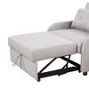 Pull Out Sofa Sleeper 3 in 1 with 2 Wing Table and USB Charge - Grey Sensual Secret Boutique