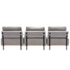 100.7'' L-Shape Sectional Sofa | Comfortable Fabric, Removable Ottoman, Grey Sensual Secret Boutique