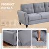 Modern Living Room Sofa in Light Grey-Blue - Comfortable and Stylish Sensual Secret Boutique