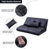 Lazy Sofa Adjustable Folding Futon Sofa Video Gaming Sofa with Two Pillows Sensual Secret Boutique