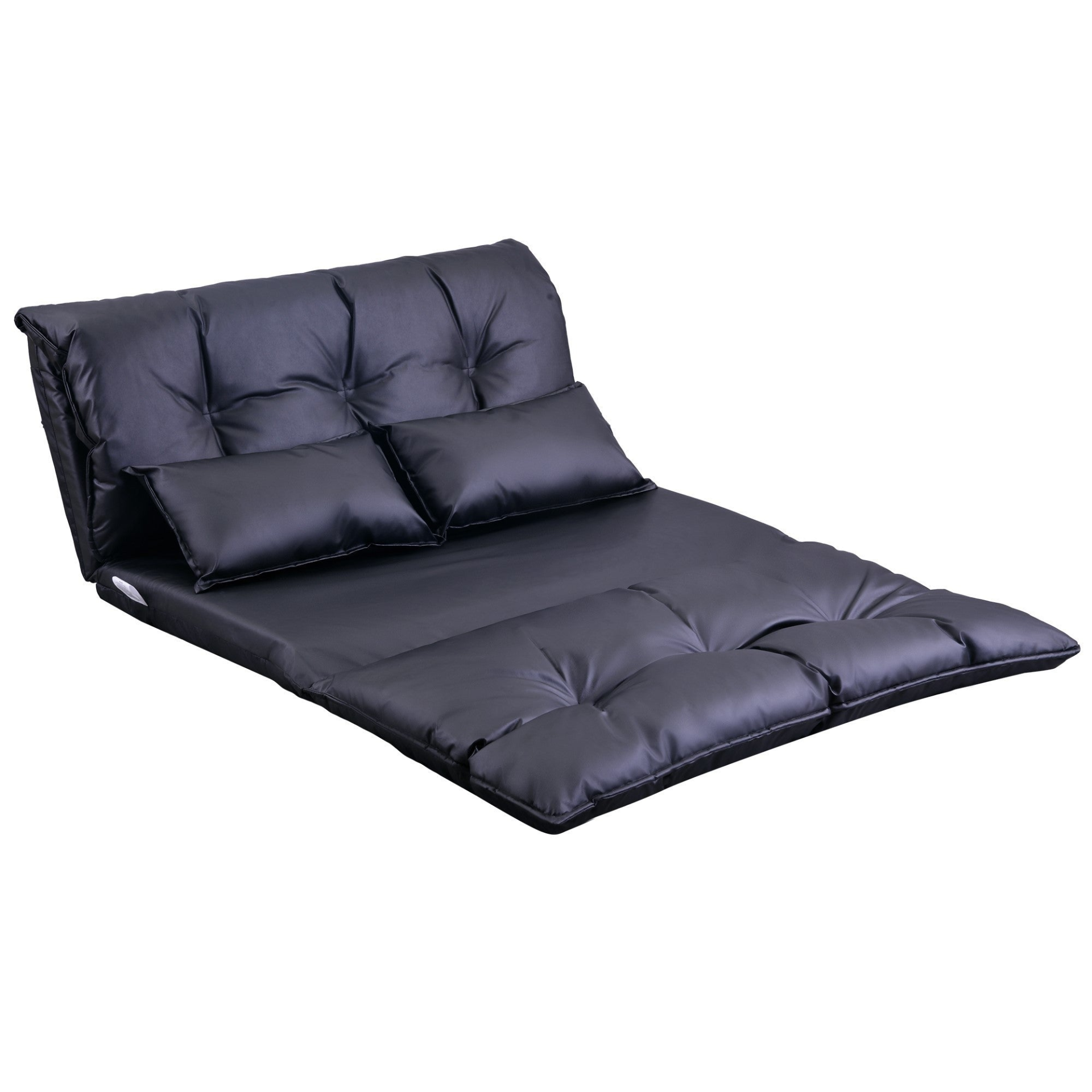 Lazy Sofa Adjustable Folding Futon Sofa Video Gaming Sofa with Two Pillows Sensual Secret Boutique