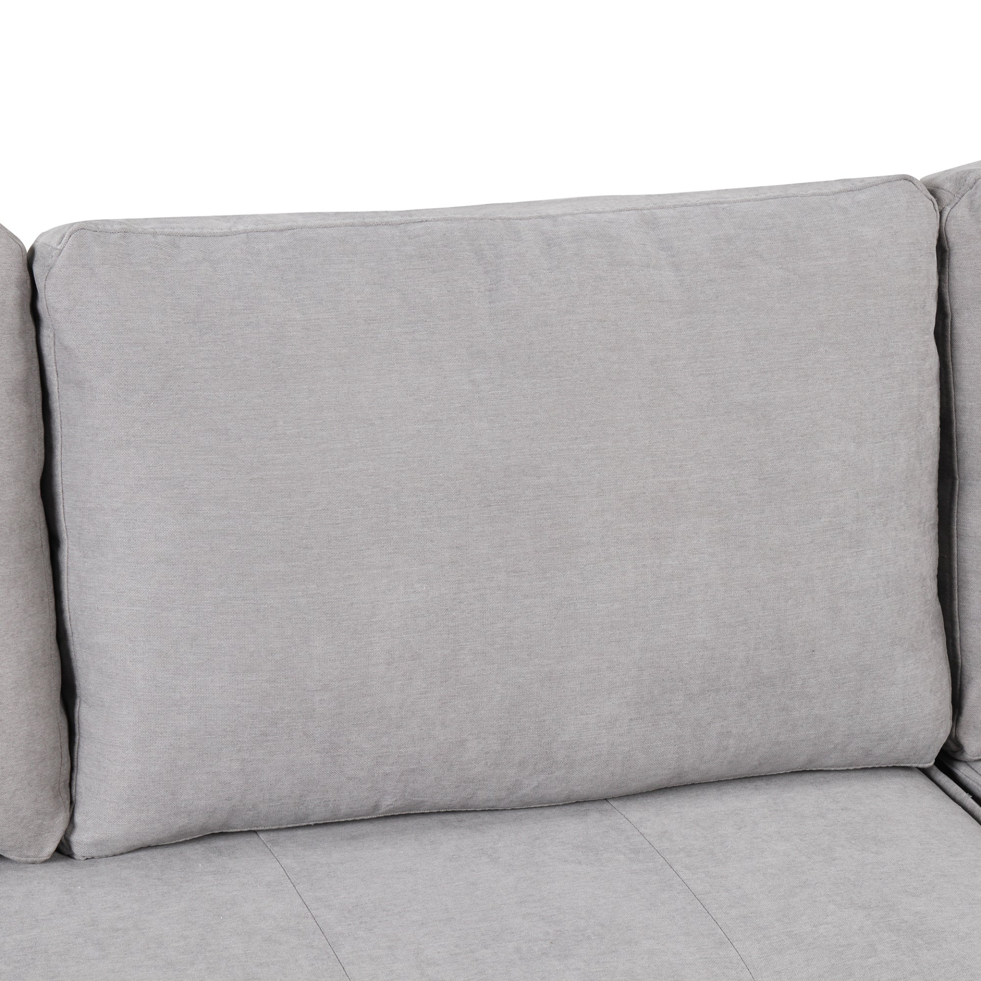 104" Pull Out Sleeper Sofa Reversible L-Shape Sectional Couch - Gray Sensual Secret Boutique