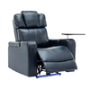 PU Leather Power Recliner Individual Seat Home Theater Recliner - Blue | Ultimate Comfort and Entertainment Sensual Secret Boutique