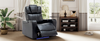 PU Leather Power Recliner Individual Seat Home Theater Recliner - Blue | Ultimate Comfort and Entertainment Sensual Secret Boutique