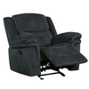 Luxurious and Comfortable Home Theater Seating Manual Reclining Sofa in Dark Blue Sensual Secret Boutique