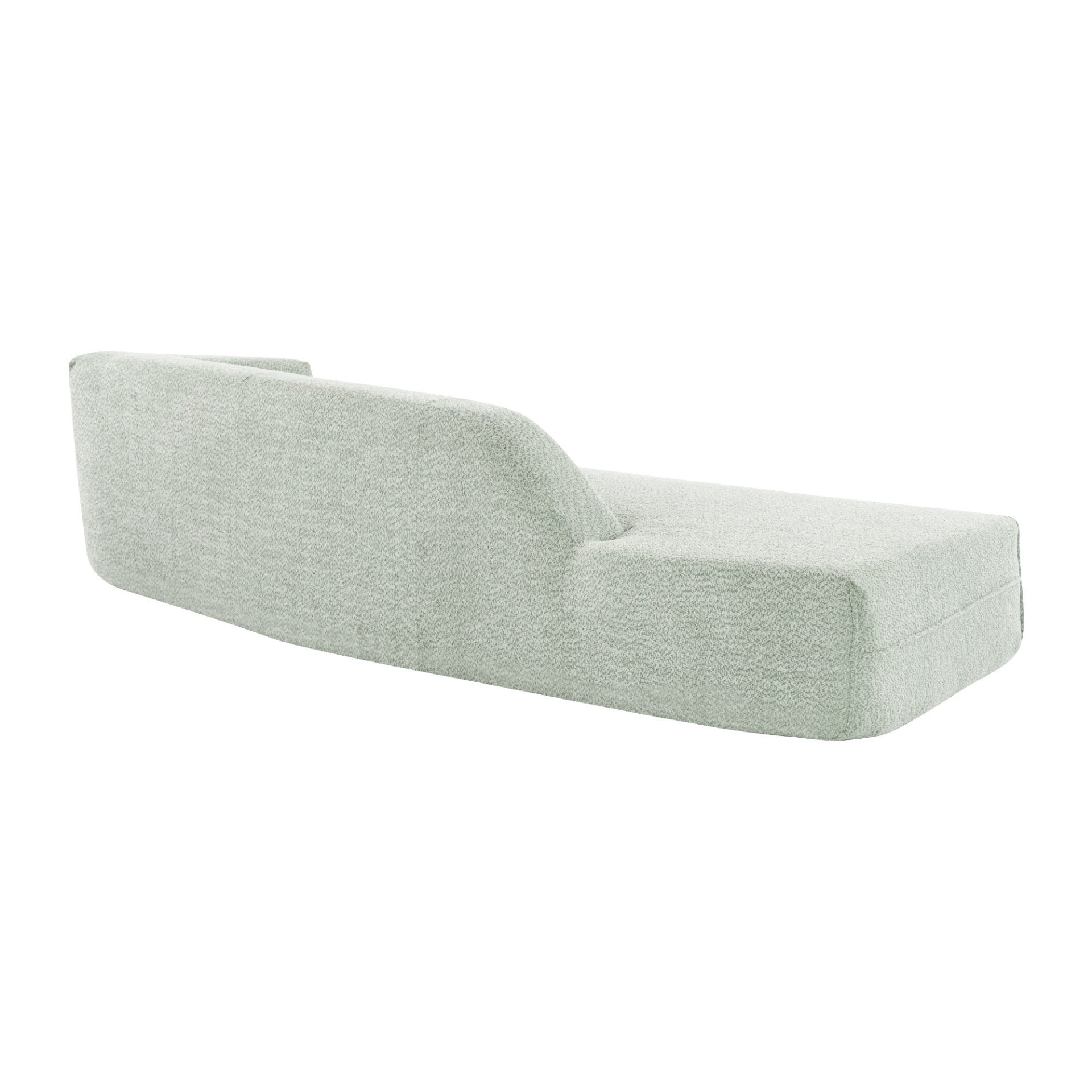 109.4" Curved Chaise Lounge Modern Indoor Sofa Couch for Living Room, Green Sensual Secret Boutique