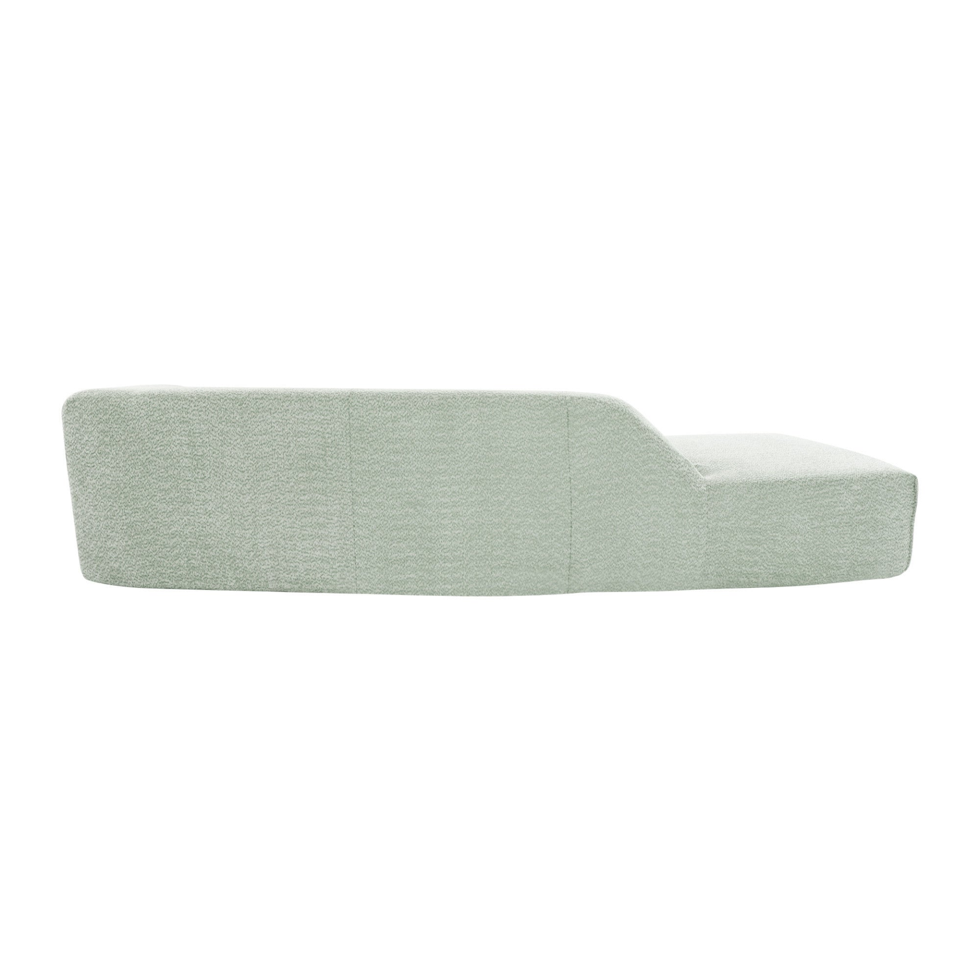 109.4" Curved Chaise Lounge Modern Indoor Sofa Couch for Living Room, Green Sensual Secret Boutique