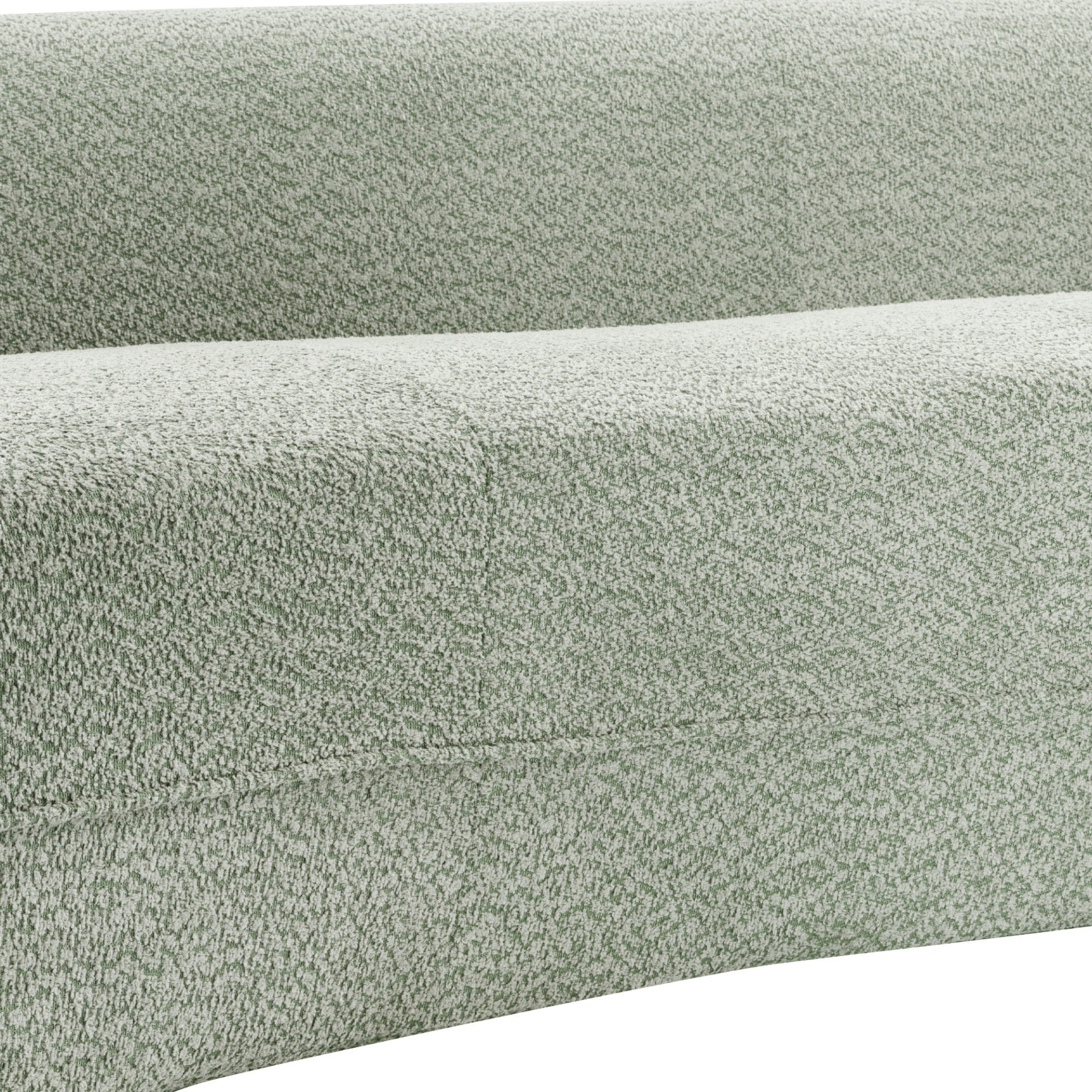 109.4" Curved Chaise Lounge Modern Indoor Sofa Couch for Living Room, Green Sensual Secret Boutique