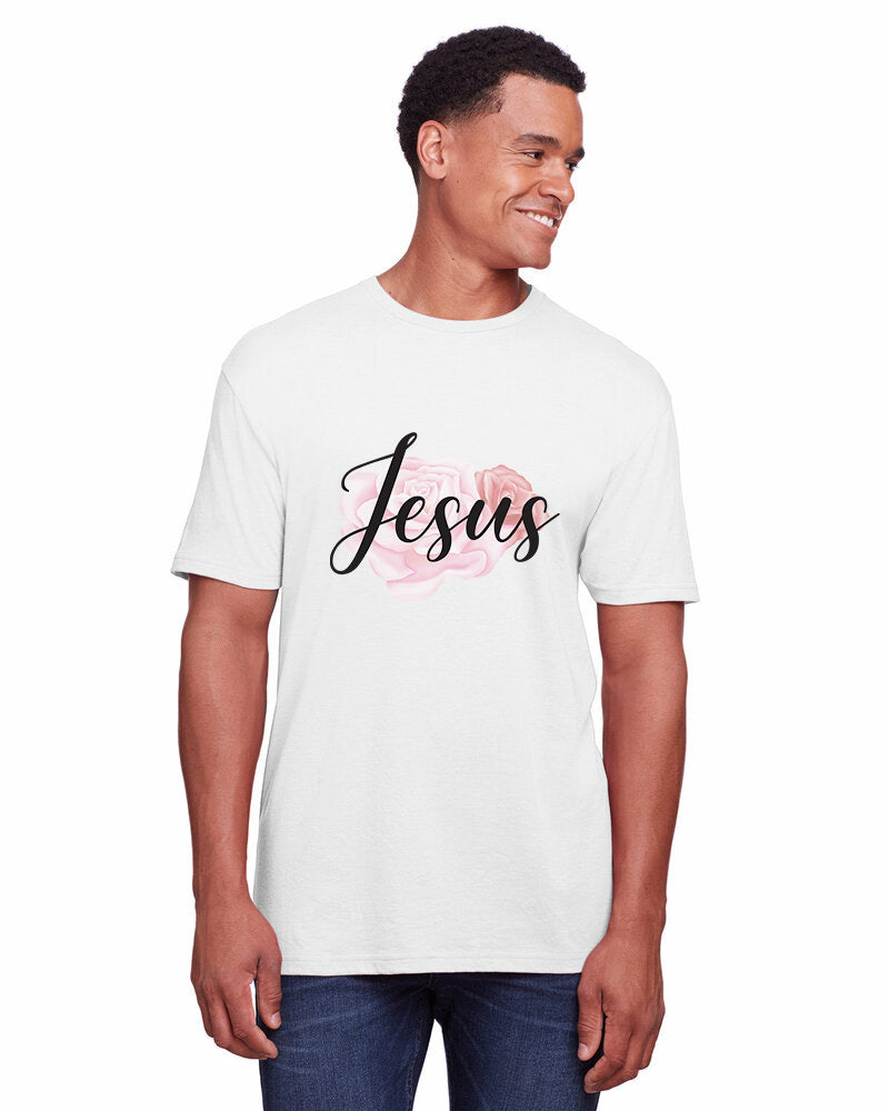 Jesus (with a pink rose) T-Shirt Sensual Secret Boutique