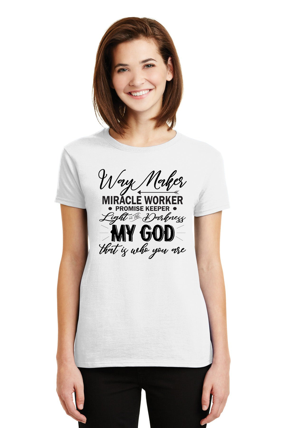 Way Maker Miracle Worker Promise Keeper Light in the Darkness My Go That is Who You Are T-Shirt Sensual Secret Boutique