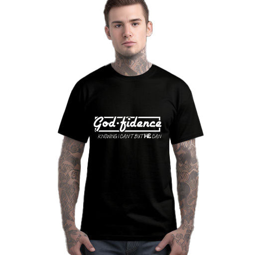 God-Fidence Knowing I Can't But He Can T-Shirt Sensual Secret Boutique