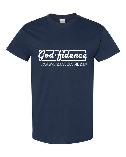 God-Fidence Knowing I Can't But He Can T-Shirt Sensual Secret Boutique