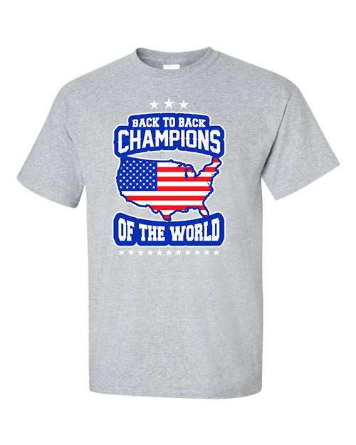 Back to Back Champions of the World T-Shirt Sensual Secret Boutique