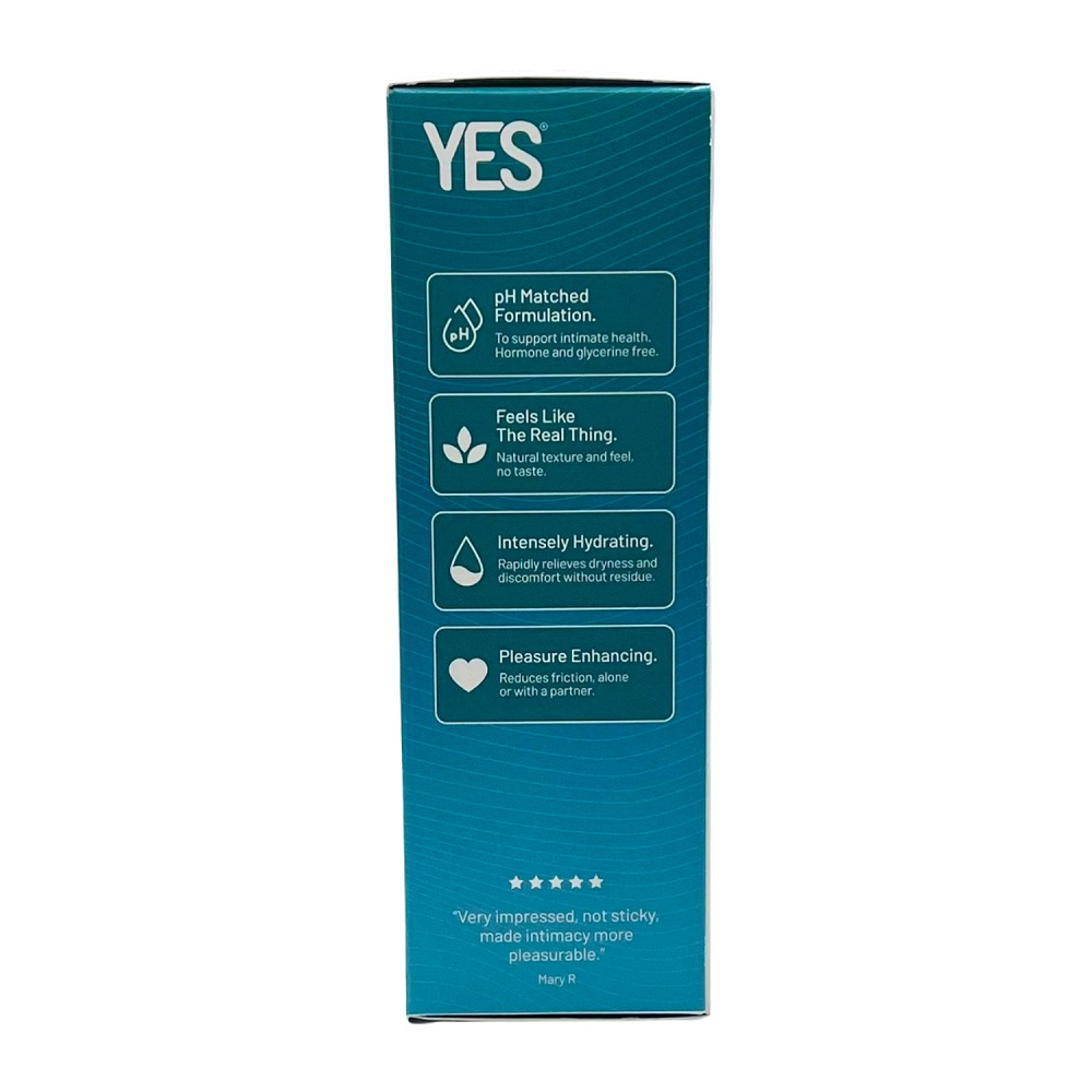 YES Organic Water Based Personal Lubricant-100ml Sensual Secret Boutique