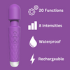 Loving Joy 20 Function Wand Vibrator Purple Sensual Secret Boutique