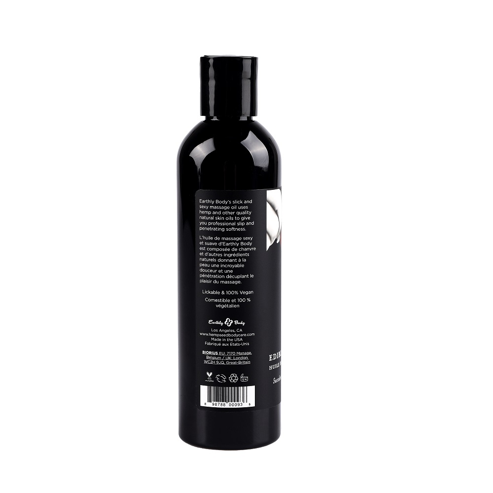 Earthly Body Edible Massage Oil - Cherry Sensual Secret Boutique