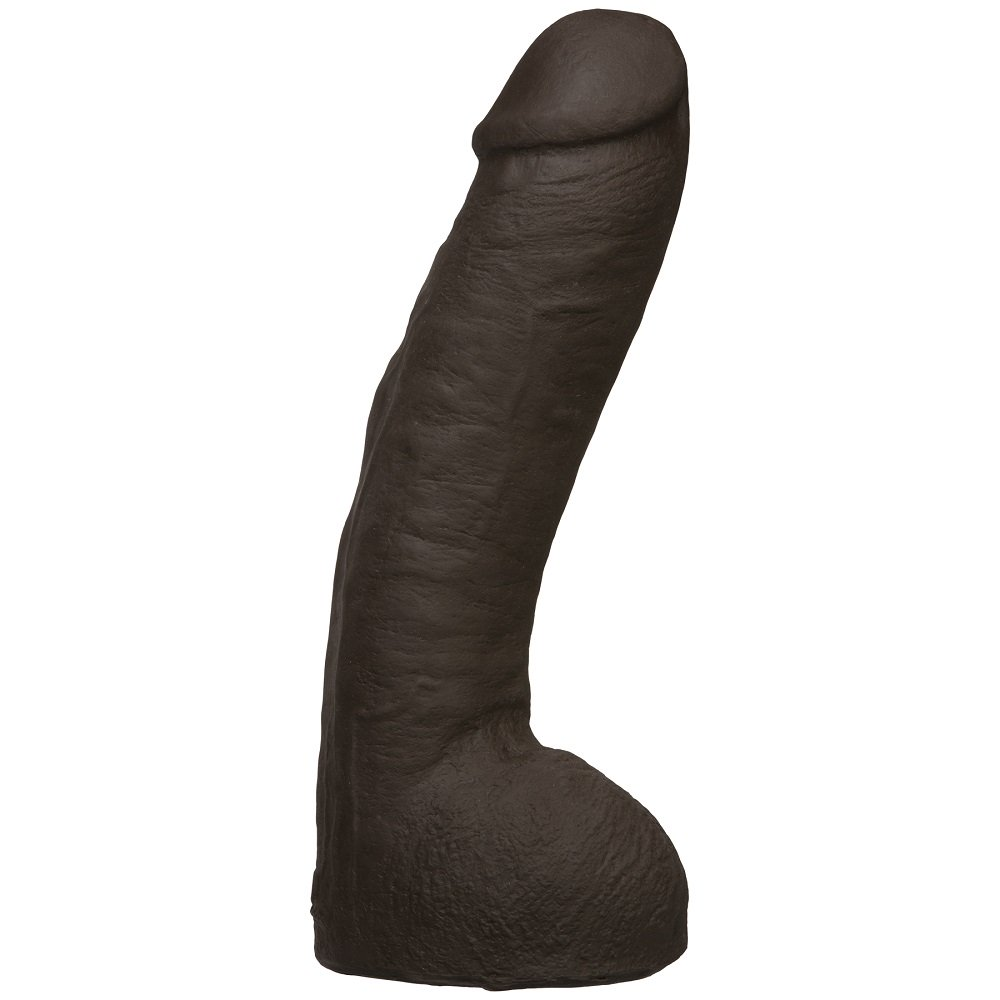 Doc Johnson Vac-U-Lock Ultraskyn Hung Dildo 12.5 inch Chocolate Sensual Secret Boutique