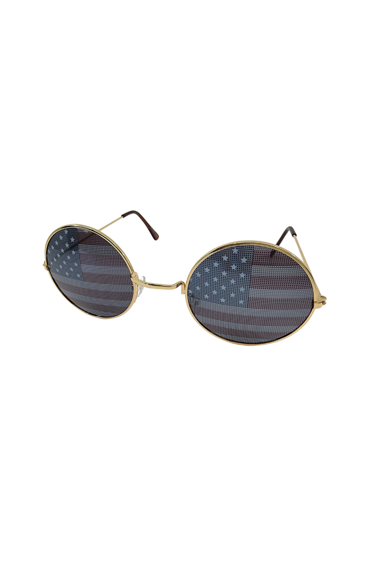 American Flag Round Shaped Sunglasses Sensual Secret Boutique