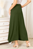 Double Take - Full Size Soft Rayon Drawstring Waist Maxi Skirt Rayon Sensual Secret Boutique