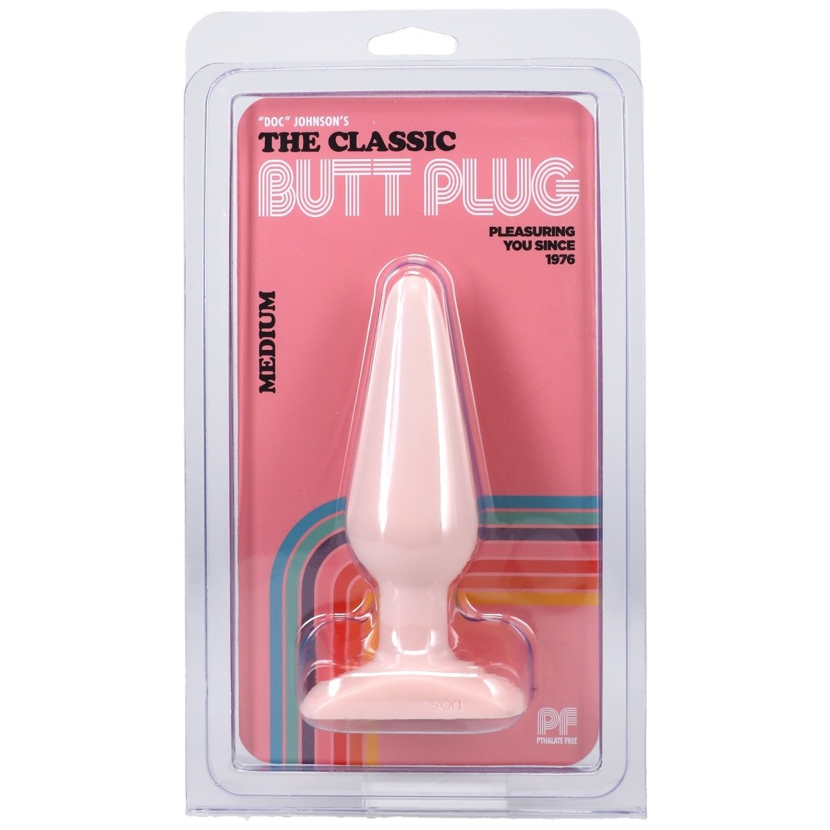 Doc Johnson Classic Butt Plug Flesh Medium Sensual Secret Boutique