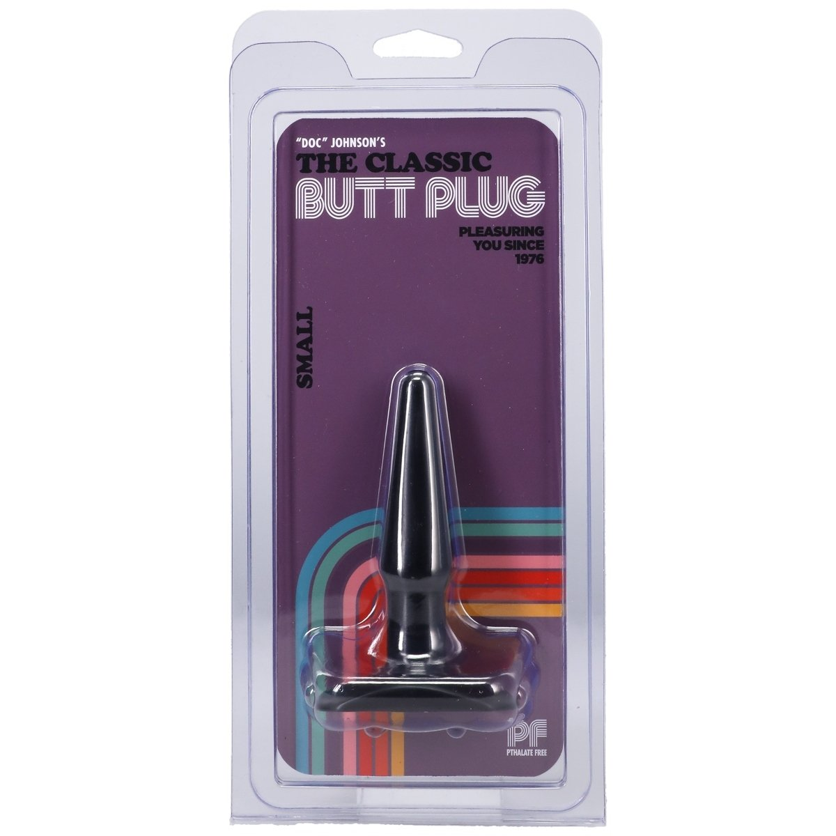 Doc Johnson Classic Butt Plug Black Small Sensual Secret Boutique