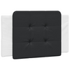 vidaXL Bed Frame with Headboard White and Black 90x190 cm Single Faux Leather Sensual Secret Boutique