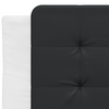 vidaXL Bed Frame with Headboard White and Black 90x190 cm Single Faux Leather Sensual Secret Boutique