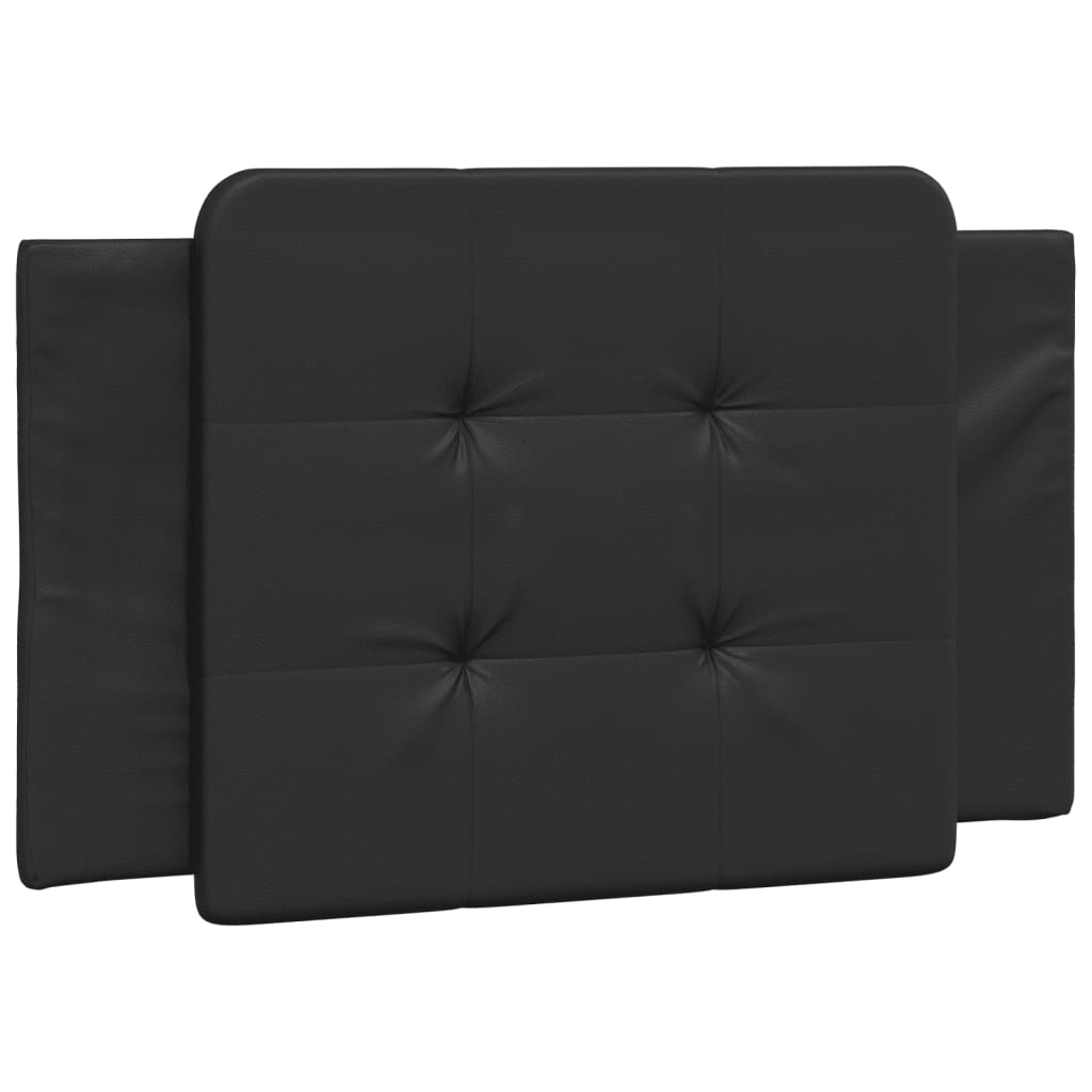 vidaXL Bed Frame with Headboard Black 90x200 cm Faux Leather Sensual Secret Boutique