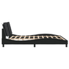 vidaXL Bed Frame with Headboard Black 180x200 cm Super King Faux Leather Sensual Secret Boutique