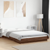 vidaXL Bed Frame Brown Oak 140x190 cm Engineered Wood - Modern Style, Durable Material Sensual Secret Boutique