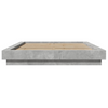 vidaXL Bed Frame Concrete Grey 120x190 cm Small Double Engineered Wood Sensual Secret Boutique