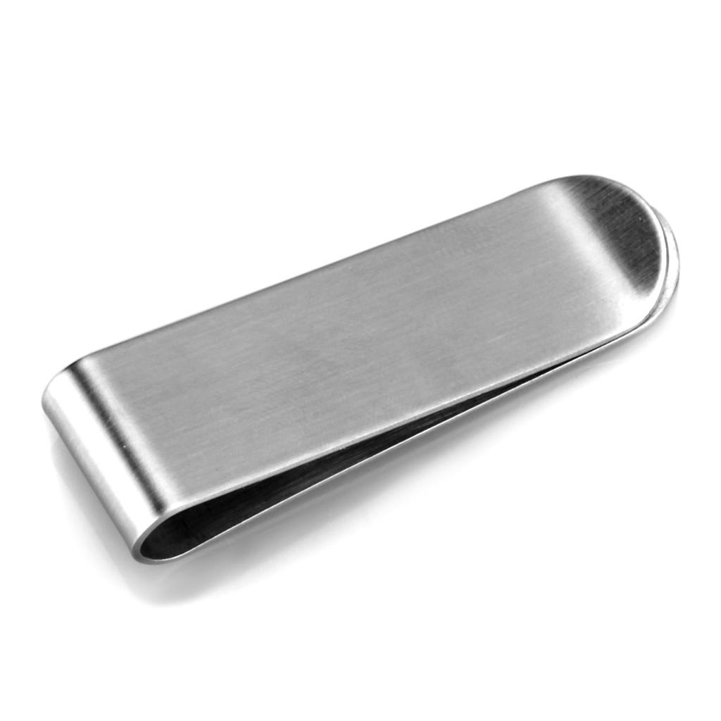 High Polished Stainless Steel Money Clip with No Stone - Elegant and Practical