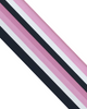 Henley Silk Stripe Neck Scarf Pink Sensual Secret Boutique