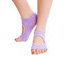 Peep Toe Yoga Socks 3 Pair Pack - Non-Slip Grip, Breathable, Soft Spandex Sensual Secret Boutique