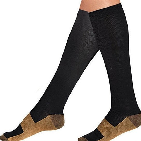 Copper Infused Compression Socks Lightweight - Relieve Pain & Improve Circulation Sensual Secret Boutique