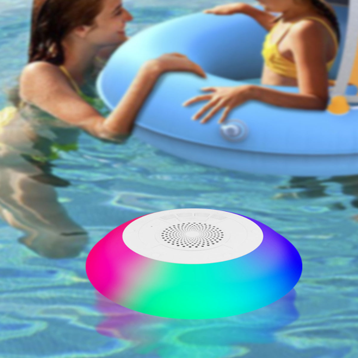 Floatilla Bluetooth LED Enabled Waterproof Speaker For Pools And Outdoors Sensual Secret Boutique