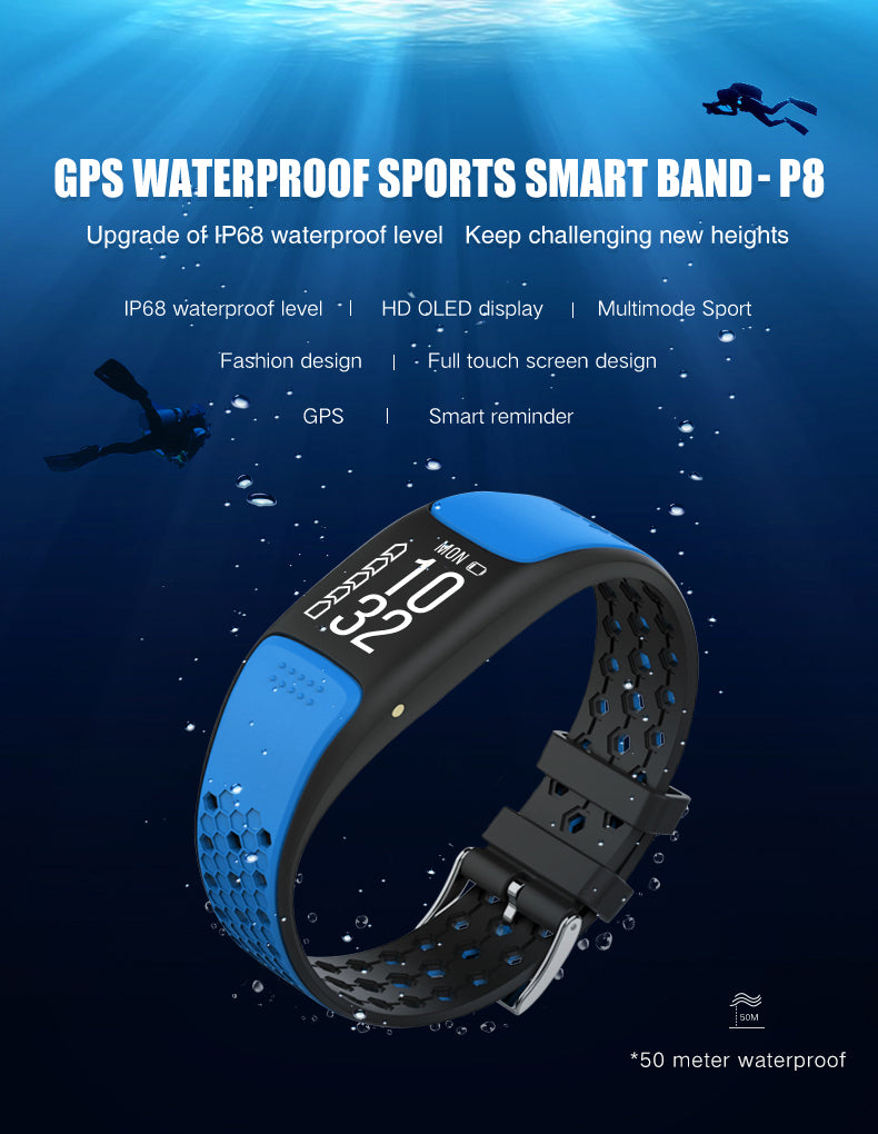 Smart Fit Sporty Fitness Tracker and Waterproof Swimmers Watch - Multi-Sport Activity Tracker Sensual Secret Boutique