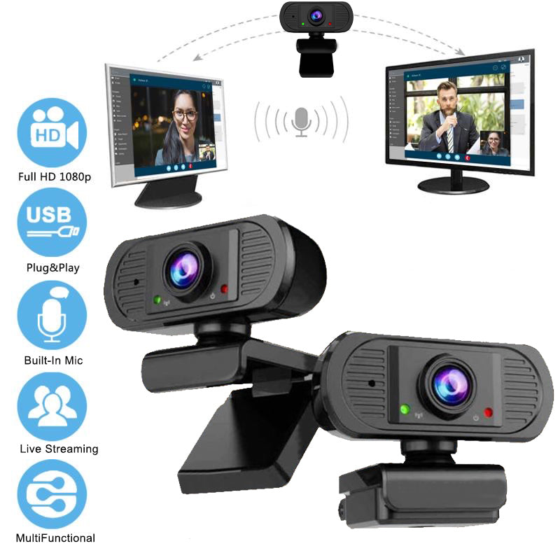 ZOOMEX 1080P HD Portable Camera And Mic For Video Chat - Crisp Video and Clear Audio Sensual Secret Boutique