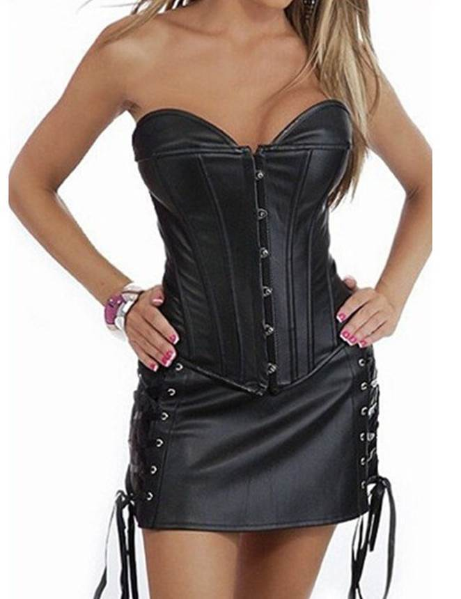 Black Leather Corset - Sexy and Sophisticated | Shop Now Sensual Secret Boutique