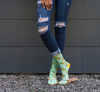 3 Pairs - Orca and Unicorn Over The Calf, Pineapple Crew Flip-Flop V-Toe Tabi Socks Sensual Secret Boutique