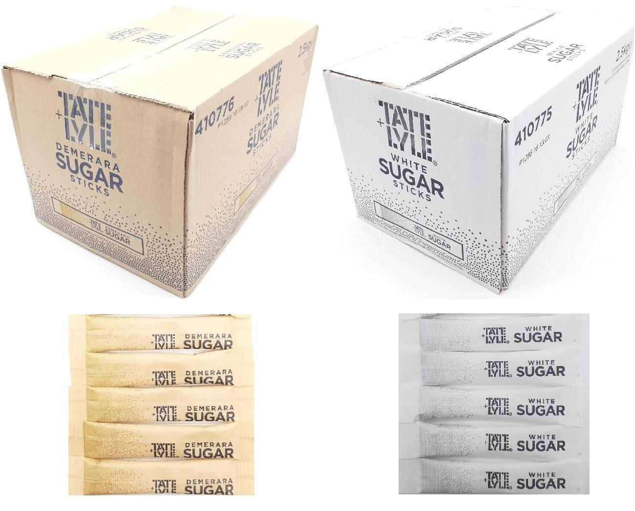 Tate & Lyle Sugar Individual Sticks Sachets - White and Brown Demerara Granulated Sensual Secret Boutique