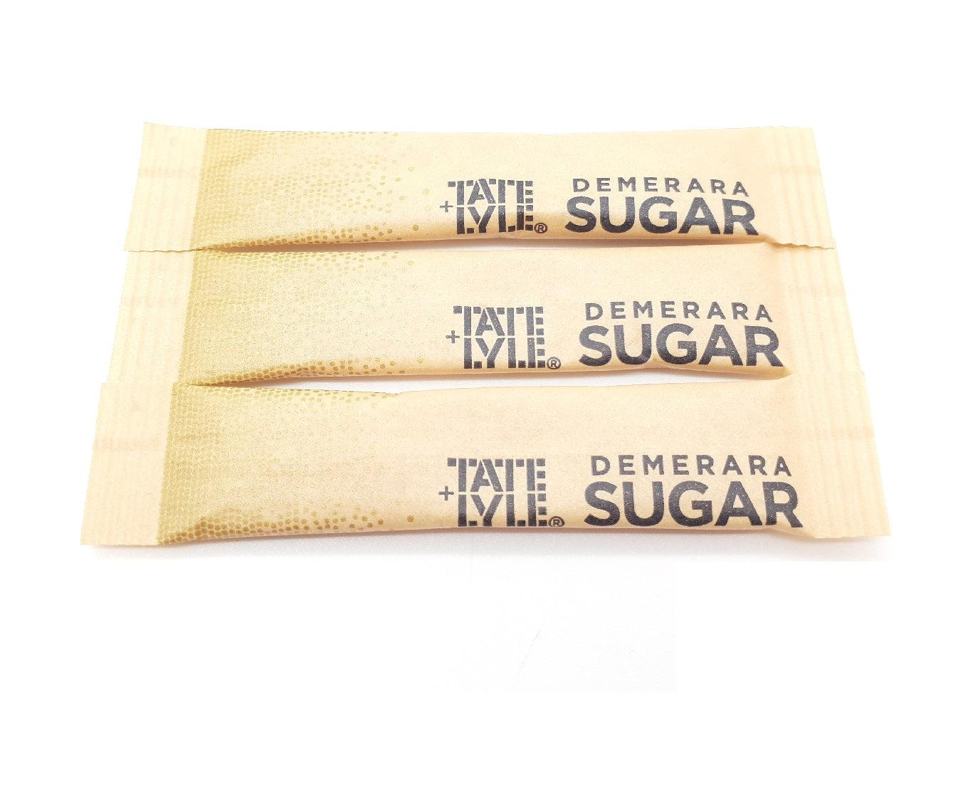 Tate & Lyle Sugar Individual Sticks Sachets - White and Brown Demerara Granulated Sensual Secret Boutique